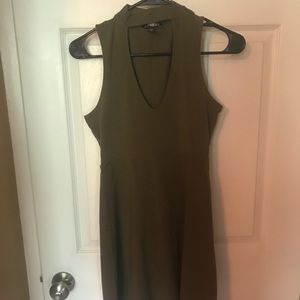 Express choker skater dress